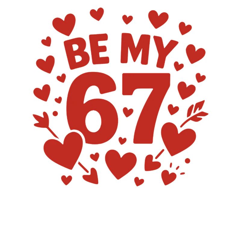 Sois mon 6-7 Fun 67 Numéro 67 6 7 Saint-Valentin Se