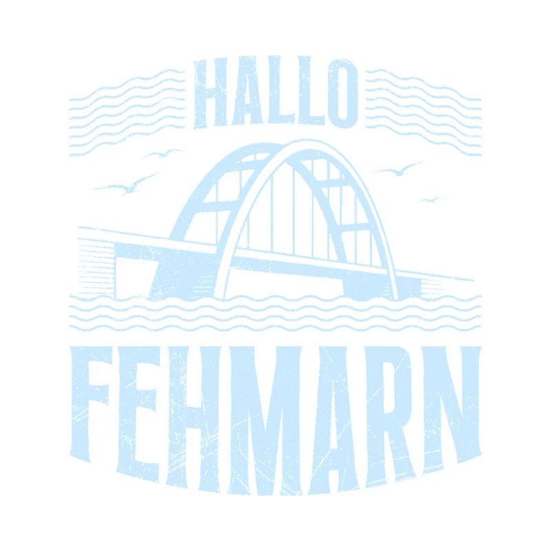 Fehmarn Souvenier HELLO FEHMARN Baltic Sea Funny