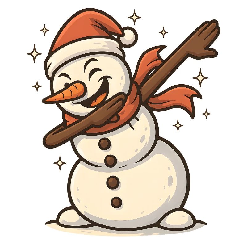Cool Snowman Dab