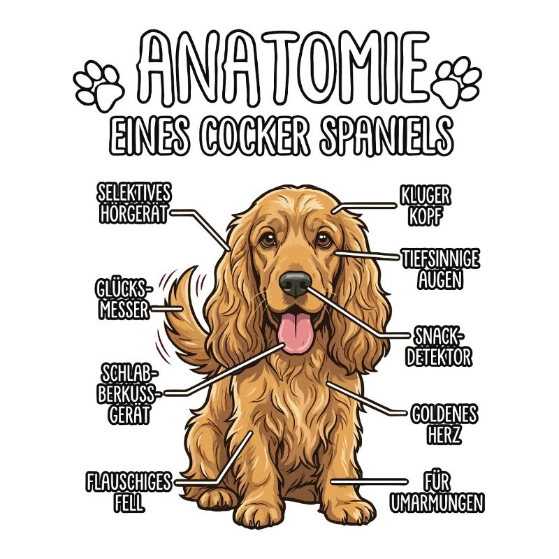 Cocker Spaniel: Die wahre Anatomie