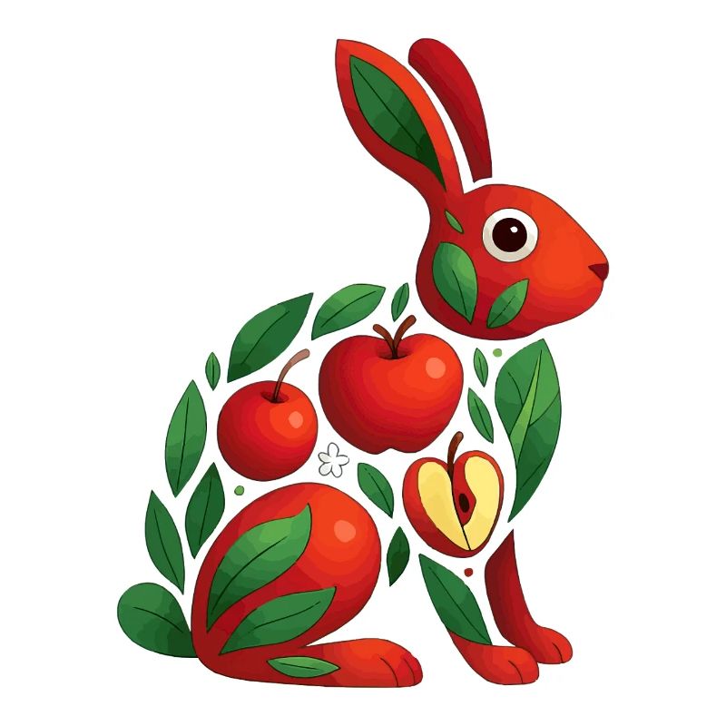 Hase Apfel