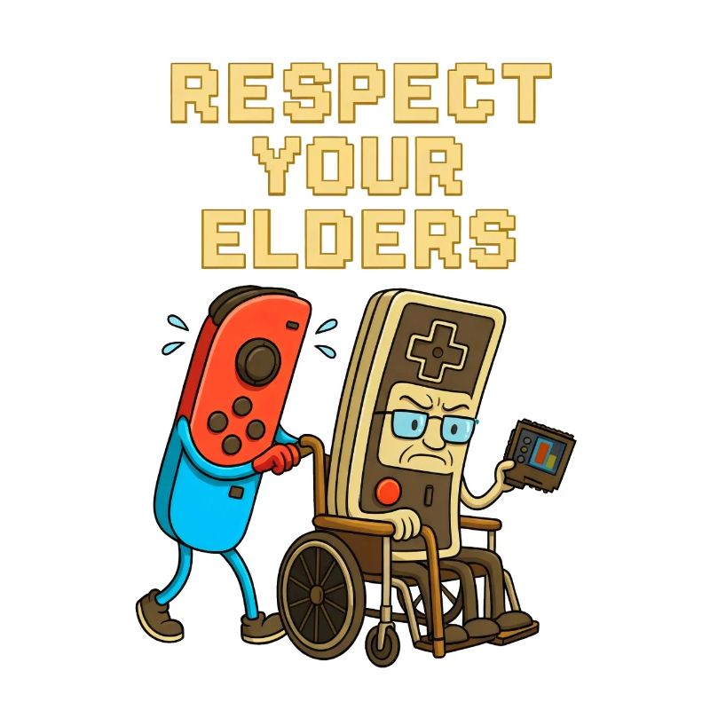 Respect Your Elders Gaming Control Retro 
