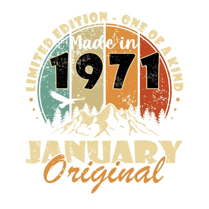 Janvier Original 1971 Édition limitée