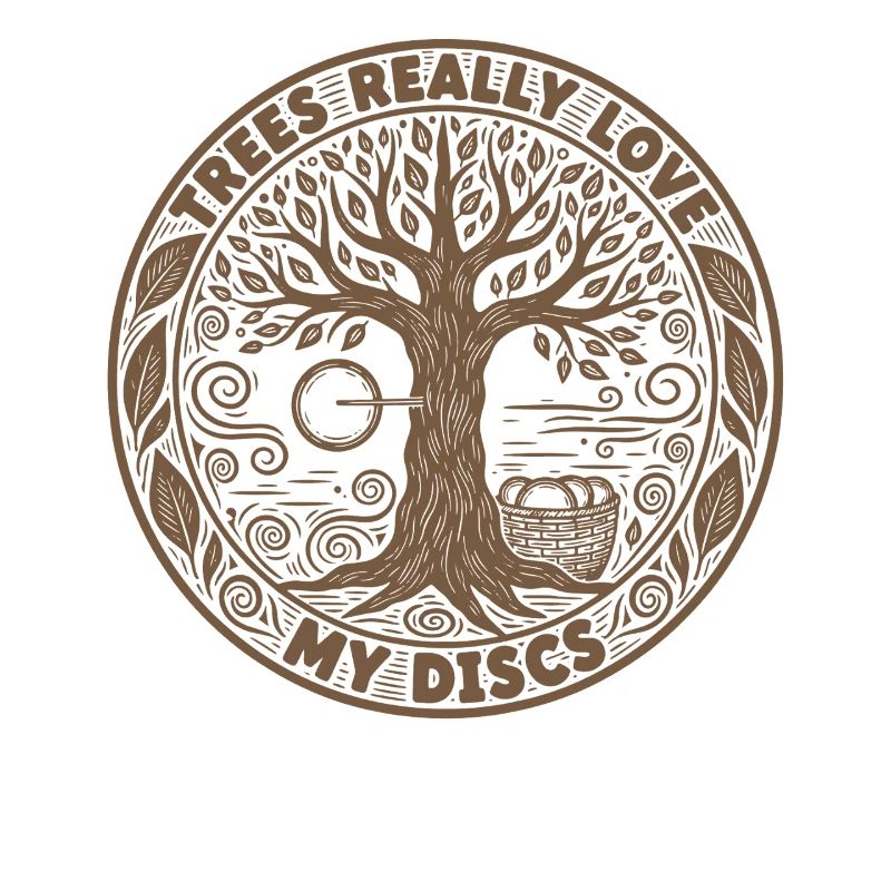 Trees Really Love My Discs Disc Golf Fun