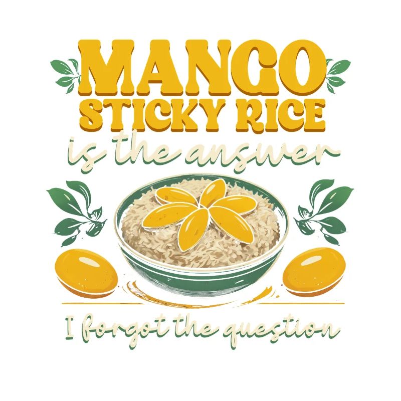 Le riz gluant à la mangue est la solution