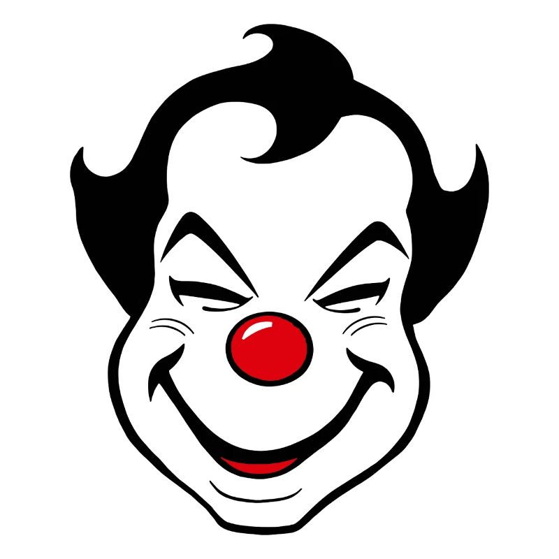 Carnaval du visage de clown joyeux Carnaval Carnaval