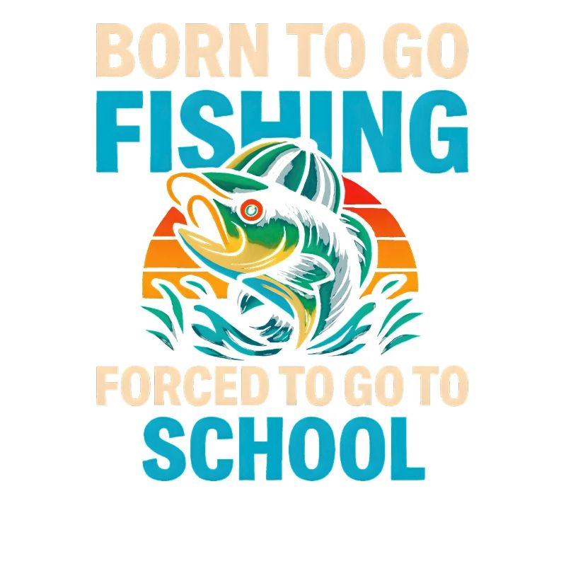 Né pour aller pêcher, forcé d’aller à l’école Pêcheur