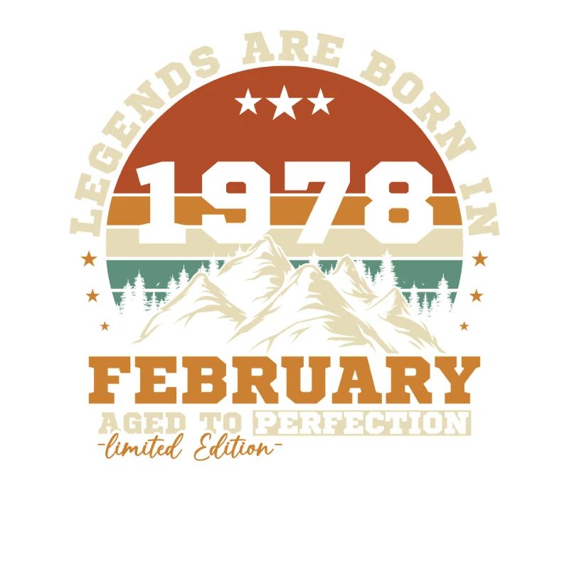 Februar 1978 Vintage-Retro-Geburtstagsgeschenk