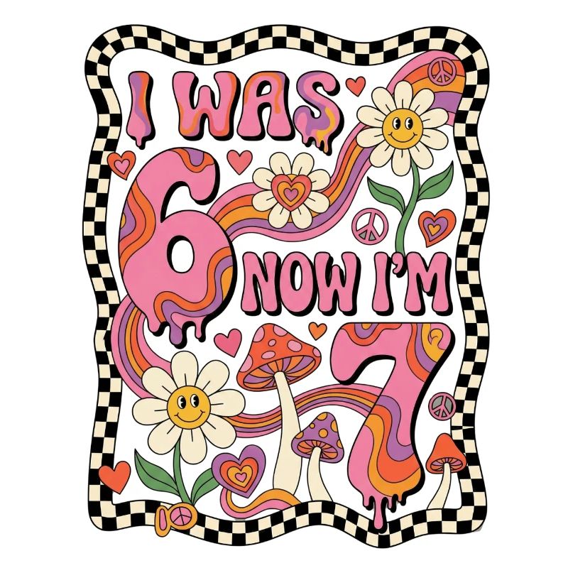 J’avais 6 ans, maintenant 7 - 7. Geburtstag