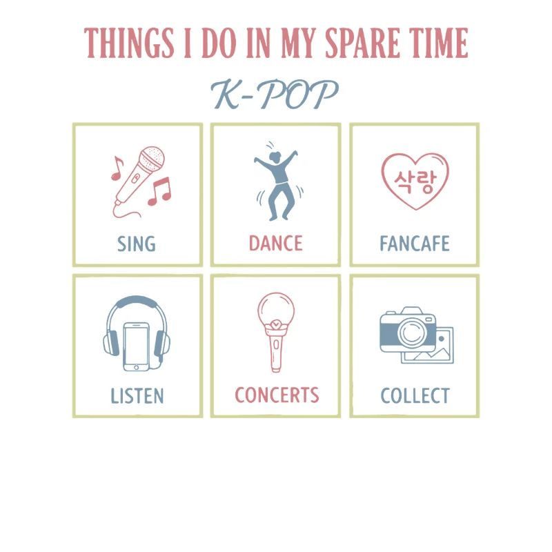 Choses que je fais pendant mon temps libre : la danse chantée de la K-pop