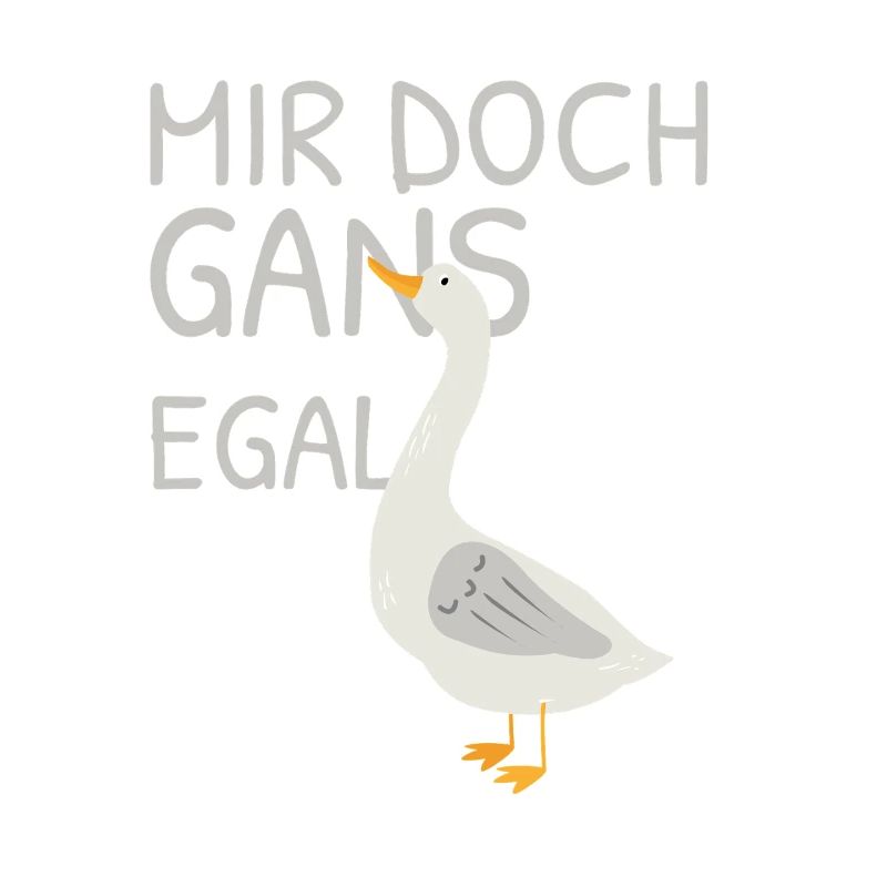 I don't care – pun with goose