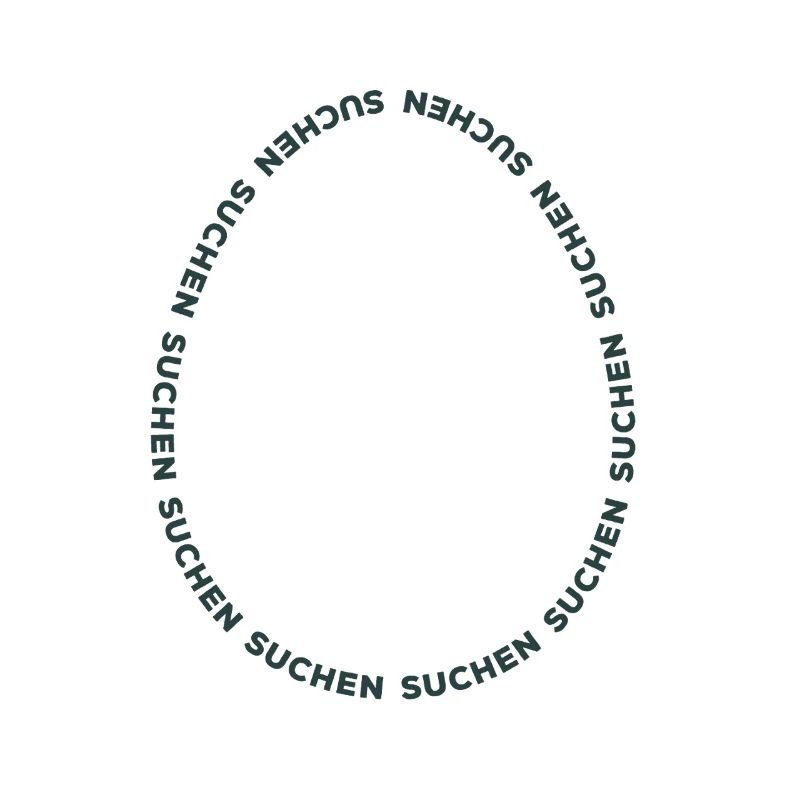 Happy Easter - Easter Egg Search - Typography