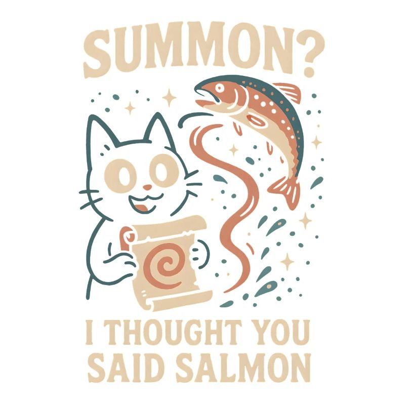 Invoquer du saumon ? | Chat Flippant Mignon