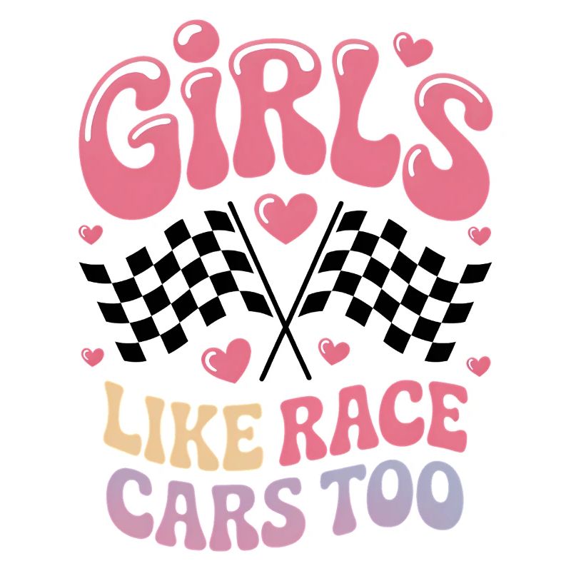 Cadeau de voitures de course de filles