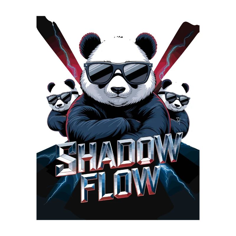 Shadow Flow Panda Crew avec des lunettes de soleil stylées