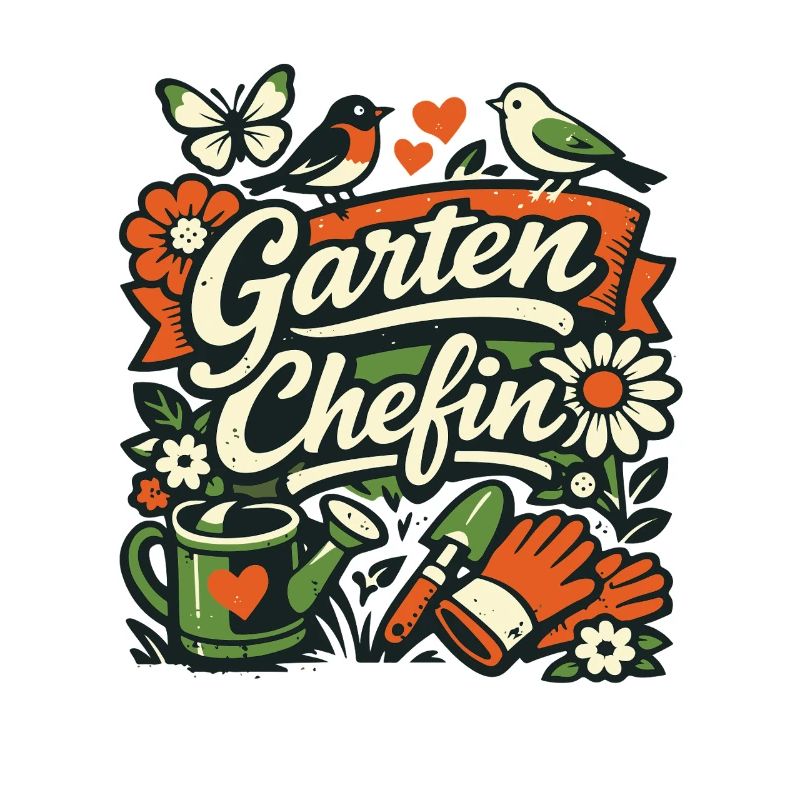 Garten Chefin Gärtnerin Geschenk