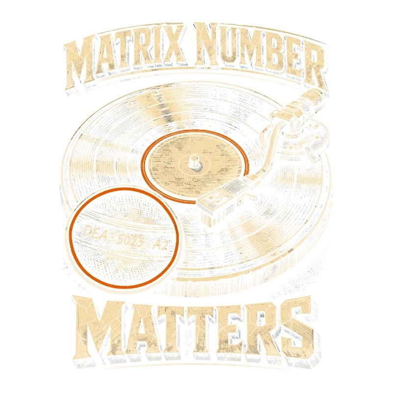 Le numéro de la matrice des disques vinyles de collection de vinyles compte