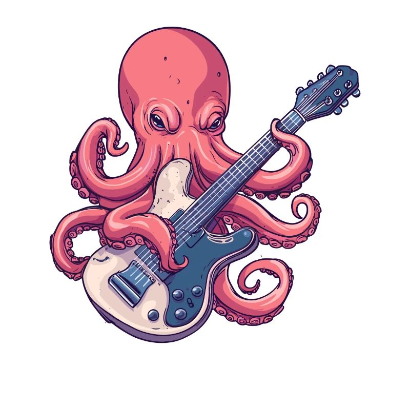Octopus Guitar Rock