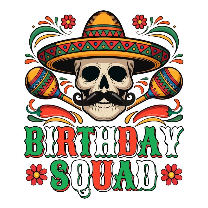 Équipe d’anniversaire Cinco de Mayo, jeune mexicain