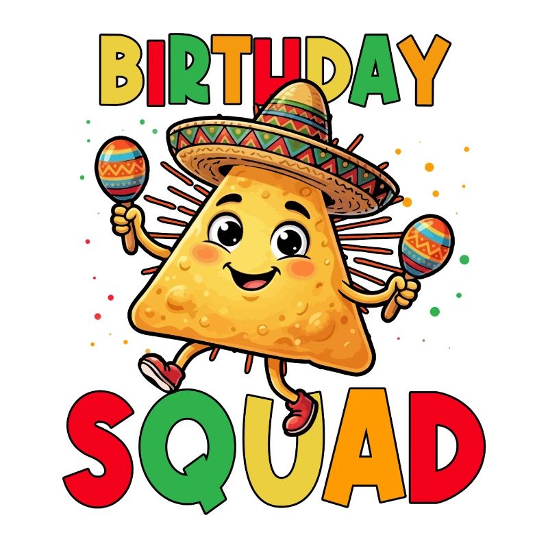 Équipe d’anniversaire Cinco de Mayo Mexican Tacos