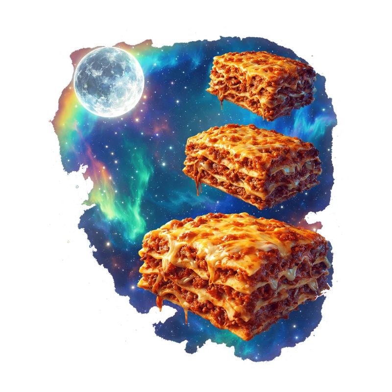 Lasagne spatiale dans la nébuleuse stellaire