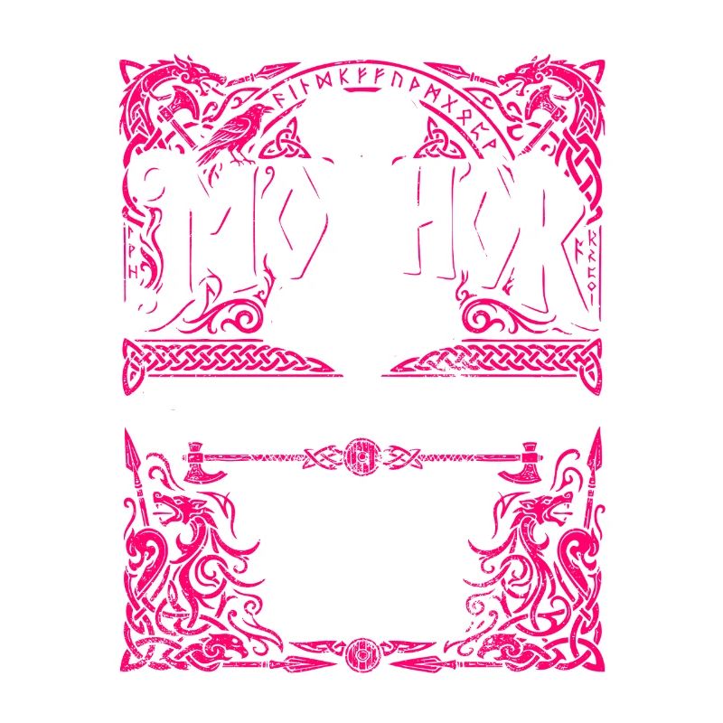 Mothor Wikinger Mutter Thor Hammer Spruch