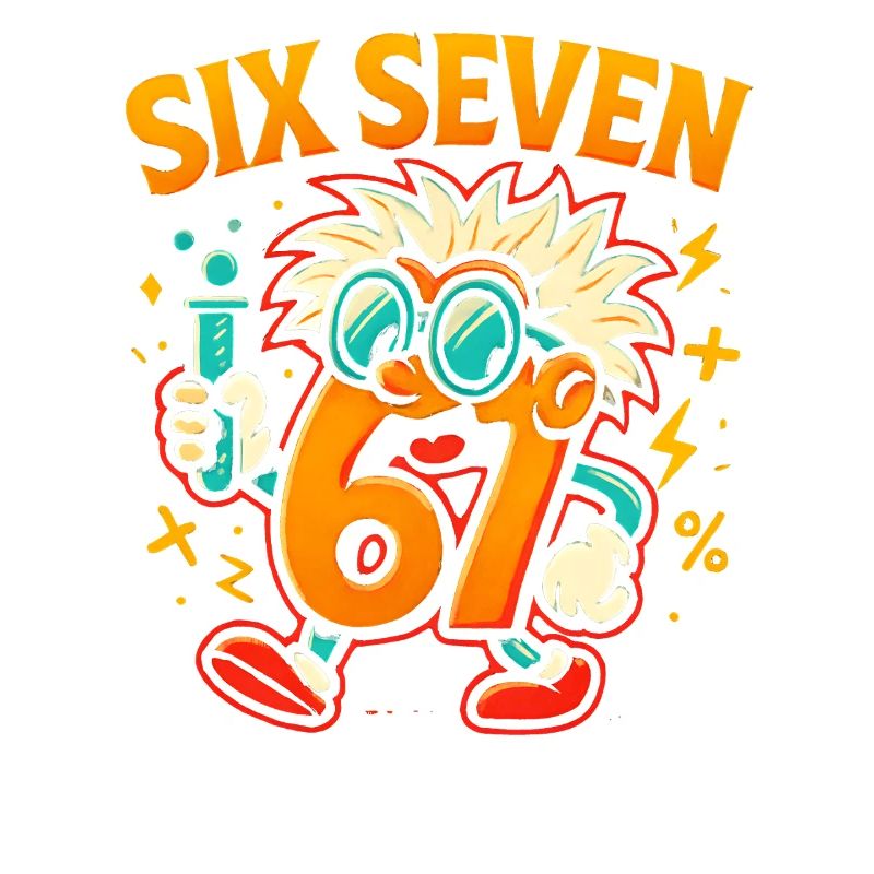 Six Seven 67 Science Humor Nerd Gift Idea