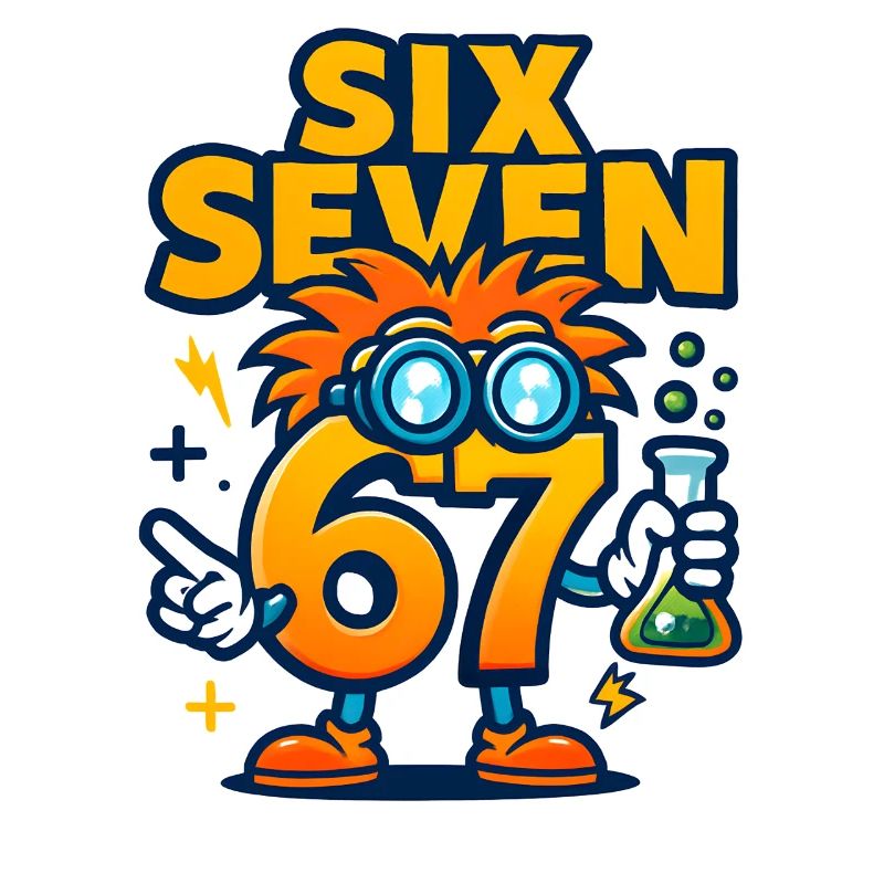 Six Seven 67 Science Humor Nerd Gift Idea