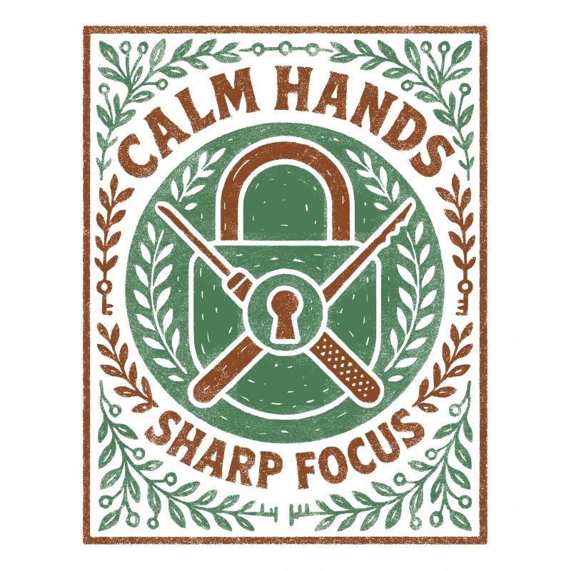 Mains stables : Concentration | Locksport Motivation