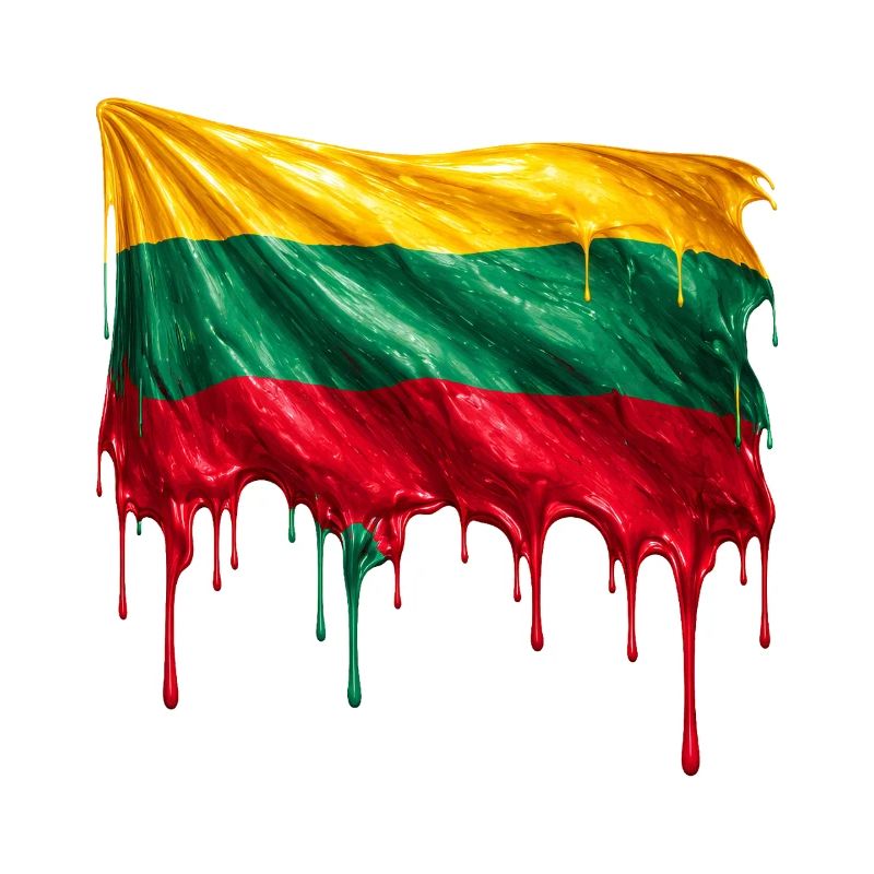 Drapeau lituanien couleur