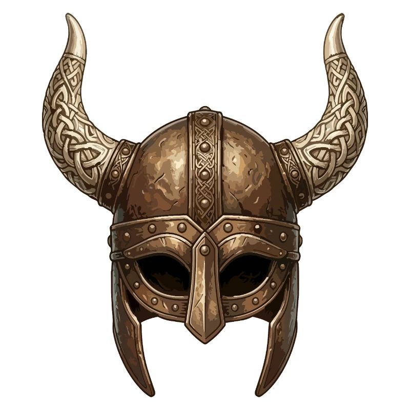 Nordischer Gehörnter Kampfhelm