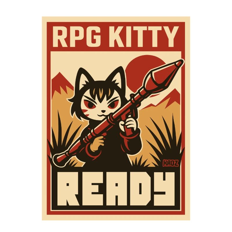 Affiche RPG Kitty Ready