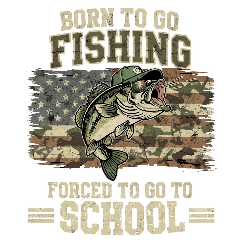 Né pour pêcher – Conception forcée d’aller à l’école