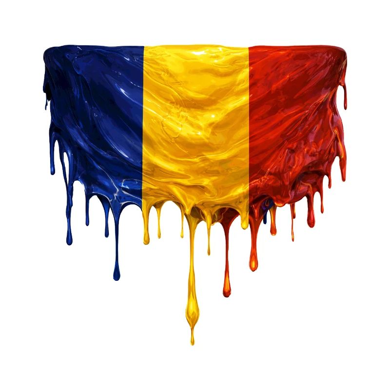Art de la chute du drapeau roumain