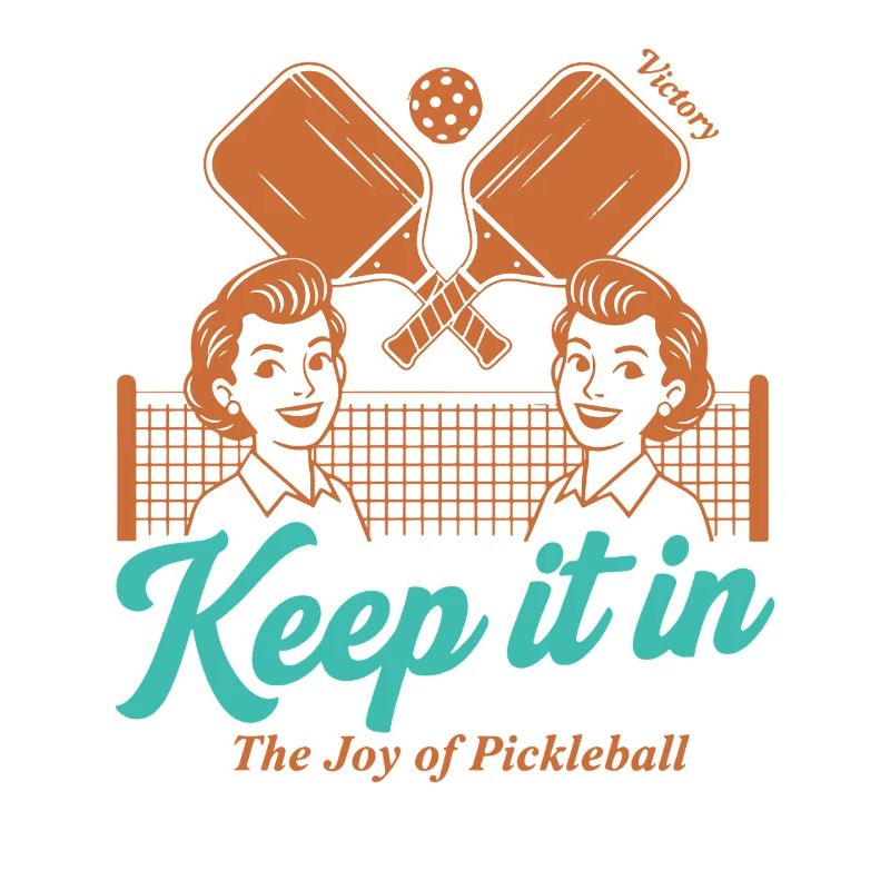 Pickleball funny player paddles Keep it in Joy of