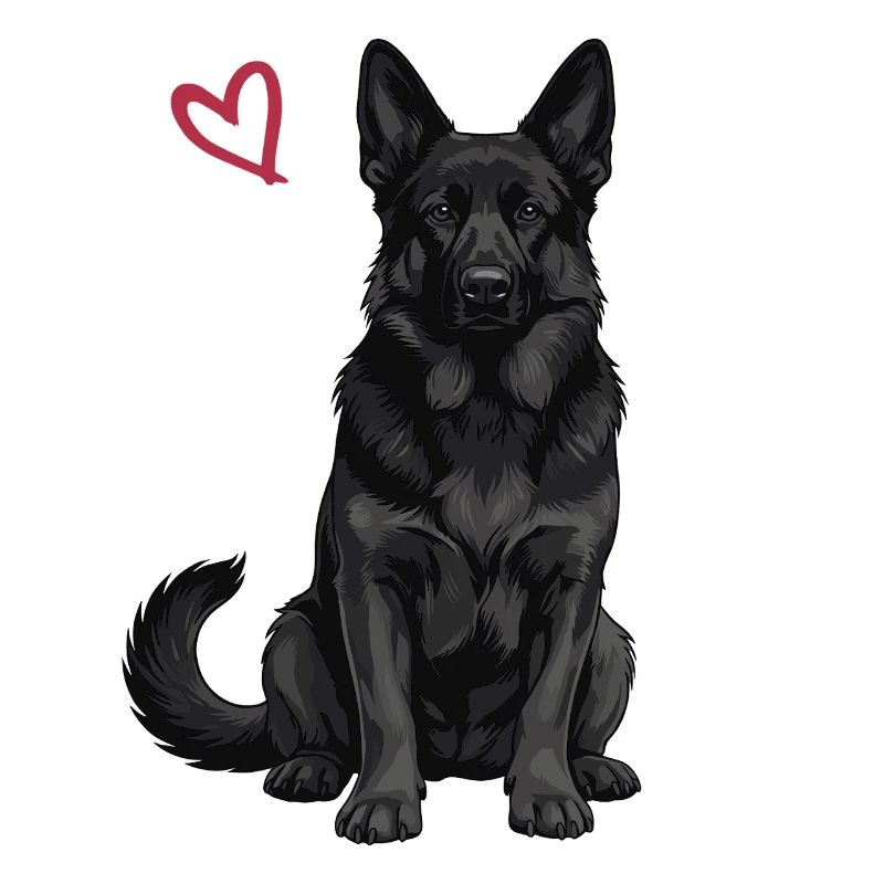 Black German Shepherd