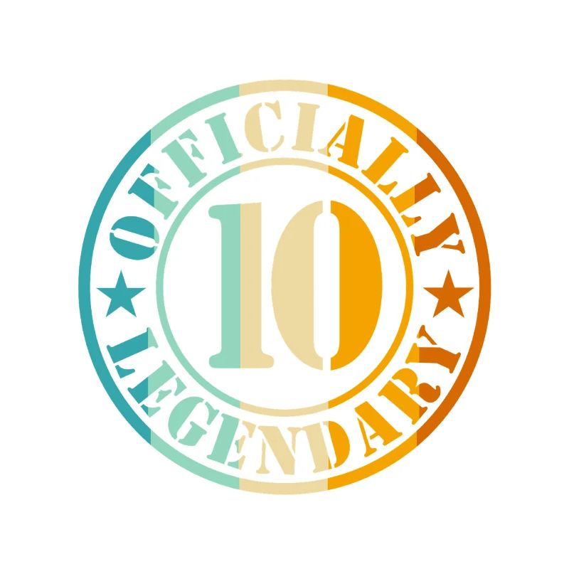 10. Geburtstag Junge Mädchen Legende Level 10