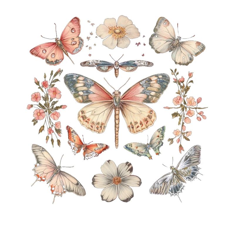 Boho Cottagecore Monarch Butterfly 