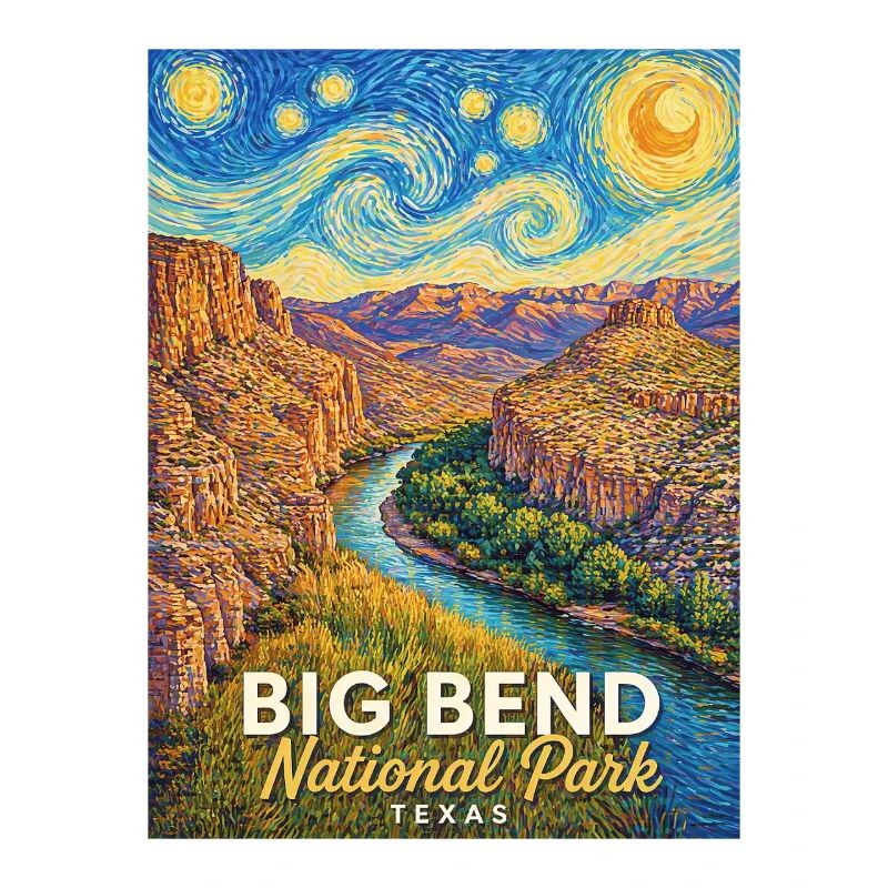 Éclaboussure de couleurs du parc national de Big Bend