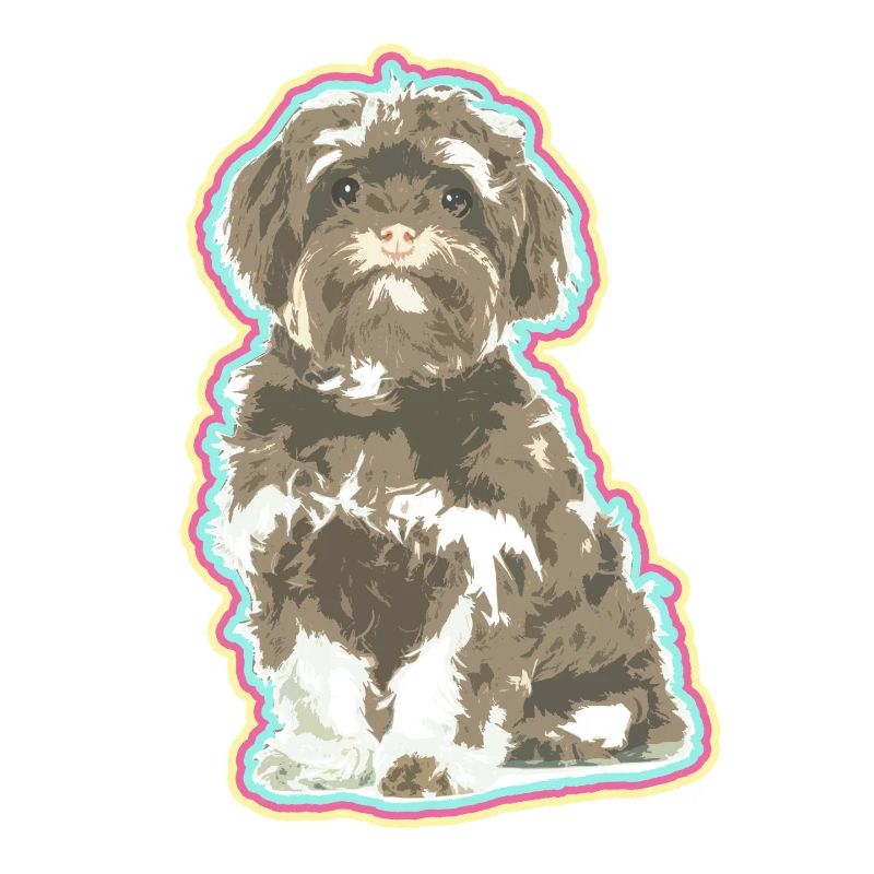 Yorkshire Lover – Art de chiot mignon
