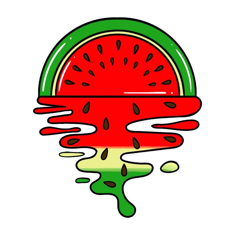 Melting Watermelon Sunset