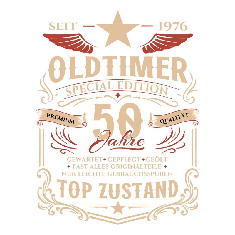 50. Geburtstag Geschenk Mann Oldtimer Vintage 1976