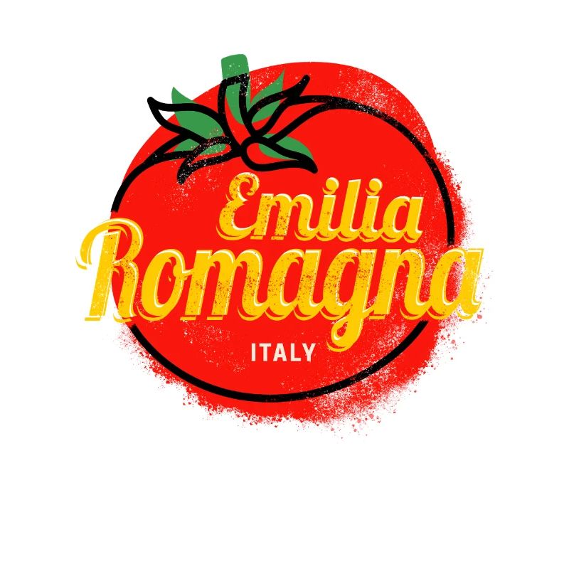 Emilia-Romagna mit Tomate Italien Vintage Souvenir
