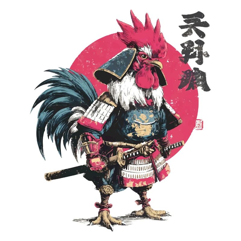 Armure samouraï coq