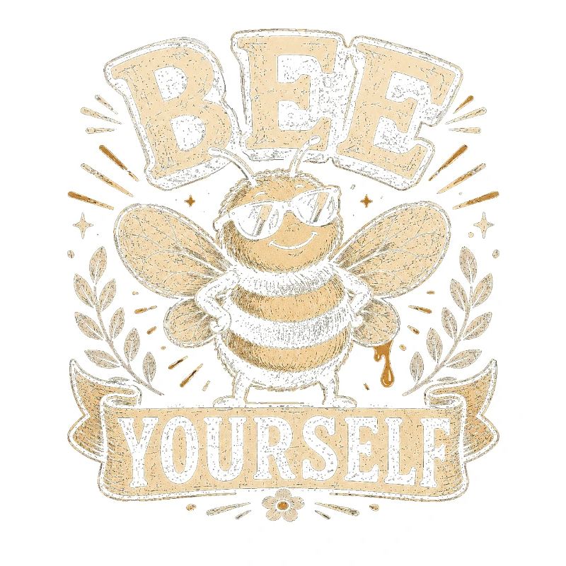 Graphique vintage Bee Yourself