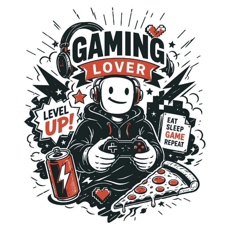 Gaming Lover Retro Arcade