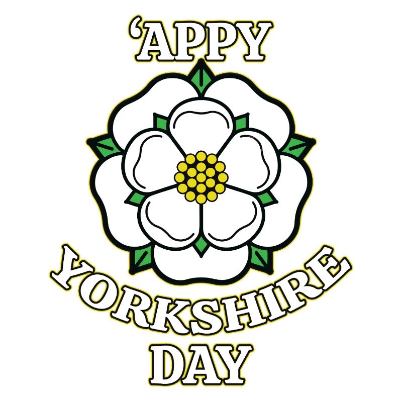 Frohen Yorkshire-Tag, White Rose County