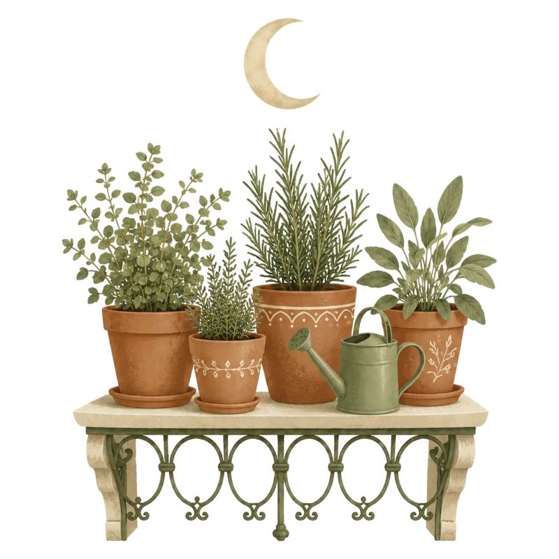 Clair de lune du balcon des herbes