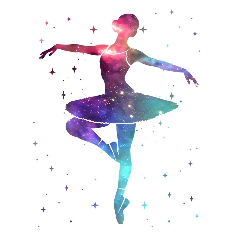 Danseuse de ballet ballerine danseuse de ballet spatial