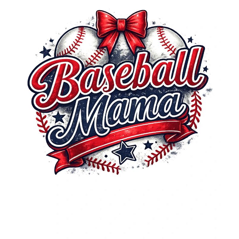 Baseball-Mama: Retro Mama Baseball-Geschenk